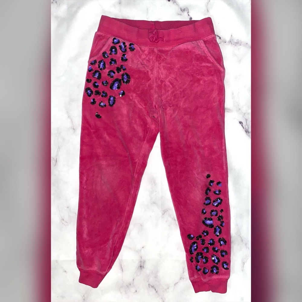 Leopard Sequin Sweatpants